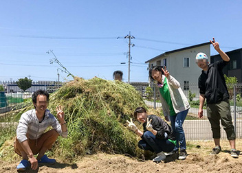 うちくる金沢苑様での草むしりボラ活動（2017年05月）
